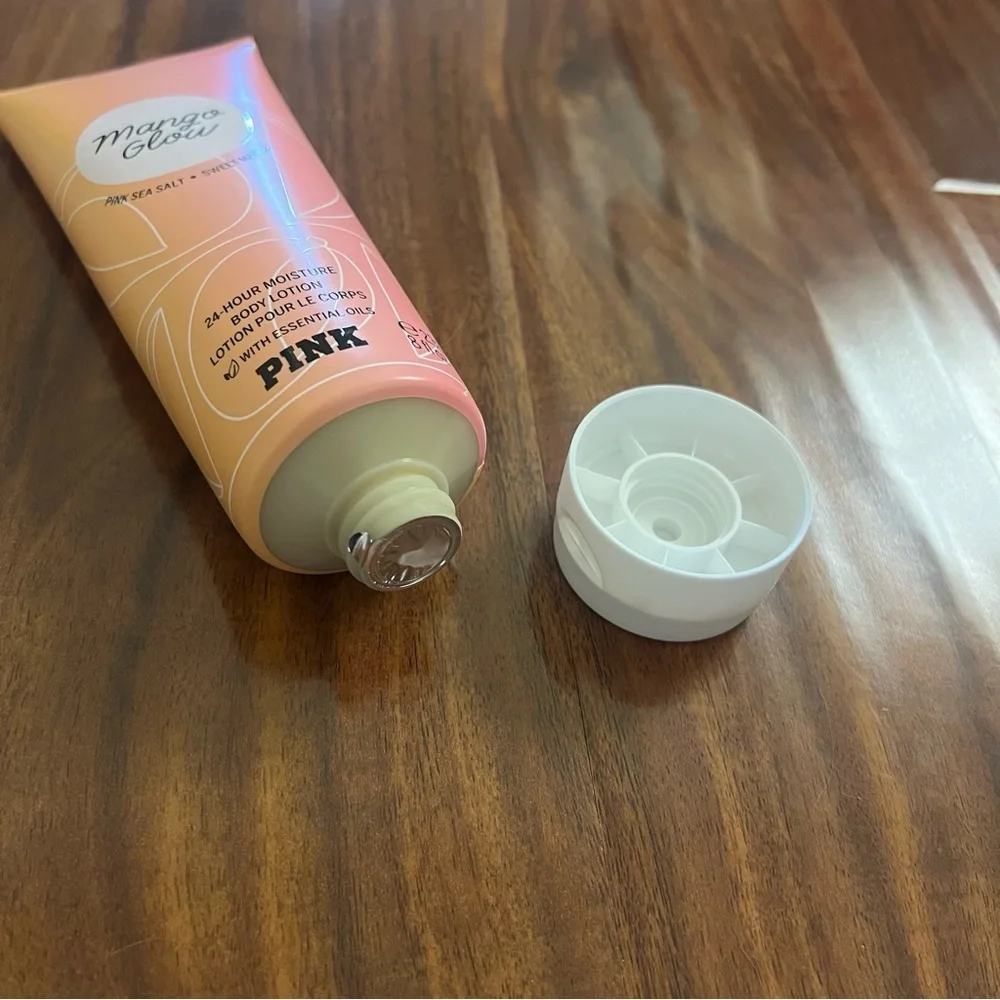 Brand New Victoria Secret PINK Mango Glow Body Lotion